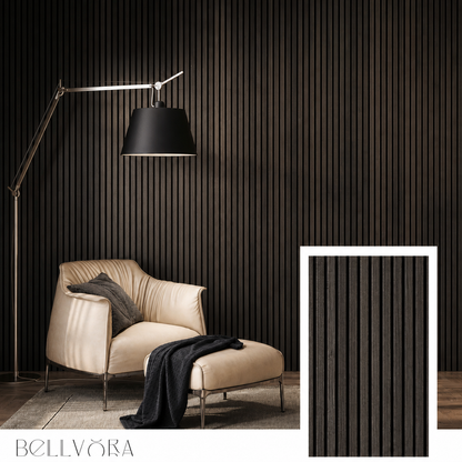 Bellvora Premium Self-Adhesive Slat Wall Panel (2.75x1.10m)