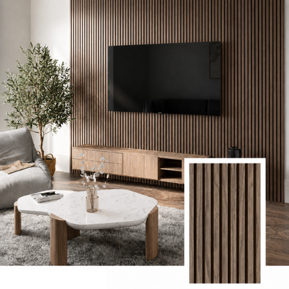 Bellvora Premium Self-Adhesive Slat Wall Panel